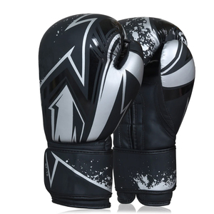 Vente directe d'usine Gants de boxe en cuir PVC de couleur personnalisée pour les compétitions, les salles de sport, l'extérieur, légers, à lacets - Product Image 6