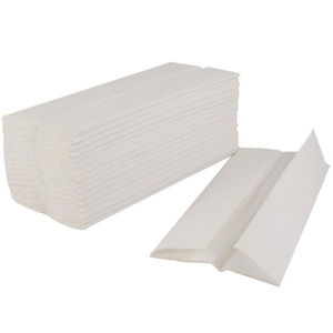 Disposable 2-Ply Virgin White Coreless C-Fold Hand <b>Paper</b> Towel for Washrooms Toilet <b>Tissues</b> - Product Image 6