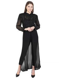 Hypebeast Look luxe vêtements pour femmes Maxi robe couvrir broderie à la main perlée col rond élégance soirée Cocktail porter robe - Product Image 6