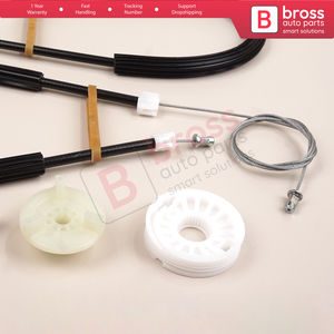 BWR5546 Juego de reparación de regulador de ventana puerta delantera derecha para X3 MK2 F25 2010-2014 Pre-Facelift Bross Auto Parts Made In Turkey - Product Image 6