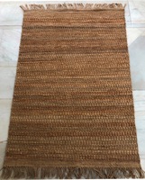 Moderne Art große strukturierte indische Jute Tür matte hand gewebte Hanf Teppiche Flach webte chnik für Küche Gebets raum Fabrik preis
