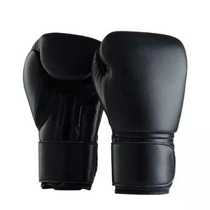 Vente chaude 14oz Gants de boxe d'entraînement professionnel Nouveau Design En cuir véritable Lacé Poignet Compétition Usine Kick Boxing - Product Image 4