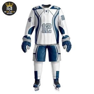 เสื้อเจอร์ซีย์ฮ็อกกี้น้ำแข็งผ้าโพลีเอสเตอร์100% พิมพ์ซับลิเมชันสินค้าใหม่ผลิตในปากีสถาน - Product Image 1