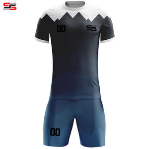 Venta caliente de fútbol de calidad de desgaste de fútbol uniforme de desgaste de fútbol nacional personalizado Jersey camisetas pantalones cortos conjunto de fútbol - Product Image 4