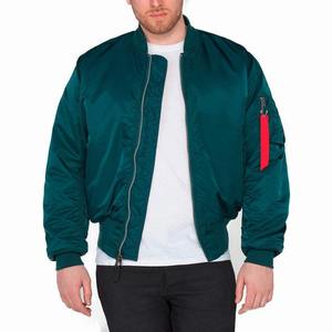 Vente de gros Veste bombardier personnalisée de qualité supérieure en satin Veste de baseball pour hommes à manches longues Veste Lettermen Active Wear - Product Image 1