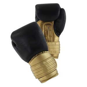 Gants de boxe en cuir véritable de qualité supérieure, vente en gros, professionnels, avec logo personnalisé, pour l'entraînement en extérieur, unisexe - Product Image 1
