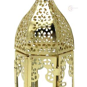 Elegant Metal Ramadan Candle Holder <b>Lantern</b> for Home Lighting Dcor | Waterproof & Portable Creates Warm & Relaxing Ambience - Product Image 6