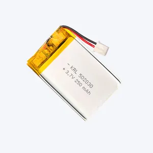 Fabrik-Großhandel Wiederaufladbare KC CE/UL-Zertifizierte 250mAh 290mAh 350mAh 502030 3,7V Pouch Lithium-Ionen-Akkus - Product Image 1