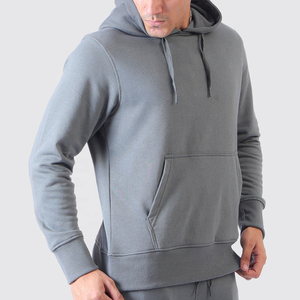Pull à capuche décontracté pour homme de haute qualité 100% coton sweat-shirt surdimensionné Streetwear imprimé bouffant personnalisé - Product Image 2