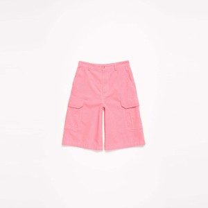 Pantalones cortos de pana hombre Regular Fit Cintura media Pierna ancha y por debajo de la rodilla con bolsillos de carga funcionales, secado rápido - Product Image 1