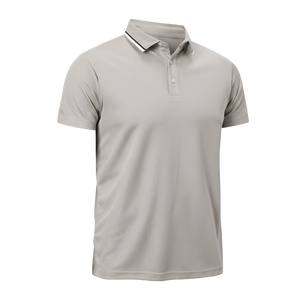 T-shirt à col roulé personnalisé 100% coton pour hommes de haute qualité été doux respirant séchage rapide tenue décontracté avec logo brodé - Product Image 1