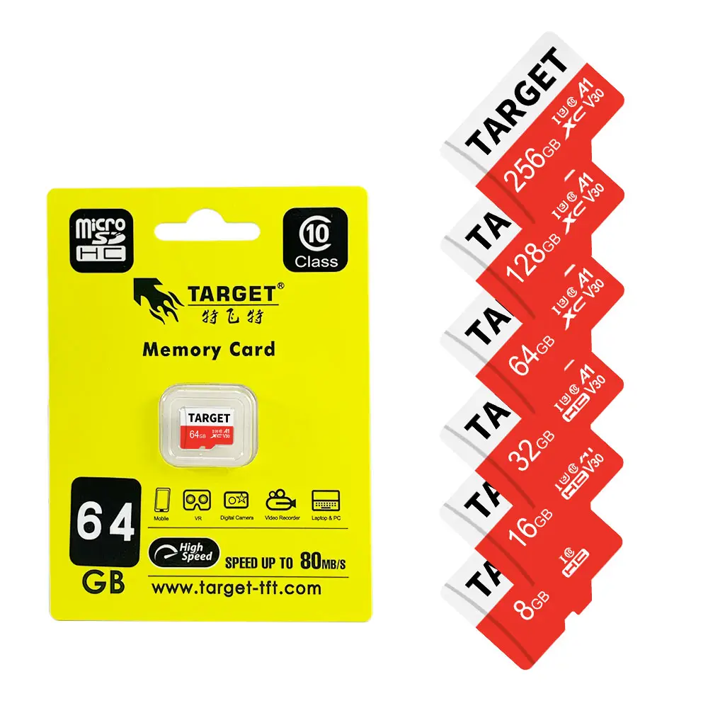 TARGET new arrive high speed memory cards 1gb 2gb 4gb 8gb 16gb 32gb 64gb Sd Card 128 Gb class 6 10 OEM Flash TF SD Card