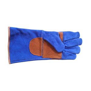 Vente en gros Gants de soudage en cuir de vache fendu Gants de sécurité industrielle pour conducteur Gants de travail antidérapants anti-coupures et anti-chocs - Product Image 5