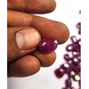 พลอยทับทิมธรรมชาติขนาด10มม. ถึง15มม. 143ชิ้นแหวนวงรี785 CTS Lot คุณภาพของ iroc หินอัญมณีเทียมที่ตัด $707สำหรับทุกคน - Product Image 4