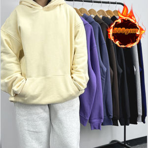 Survêtement personnalisé de haute qualité, écologique, 500 g/m², coupe-vent, respirant, grande taille, léger, tissu 100 % coton/polyester - Product Image 2