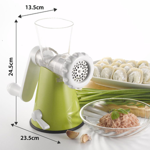 Manual <b>Meat</b> <b>Grinder</b> Hand Crank Sausage Maker Household <b>Meat</b> Mincer Detachable Easy Clean Suction Base Kitchen Tool - Product Image 2