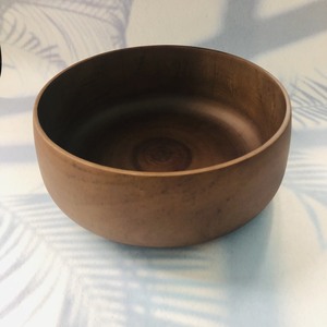 Vente chaude bol à fruits bol à salade en bois naturel ustensiles de cuisine artisanat du Vietnam Logo personnalisé Acceptable - Product Image 2