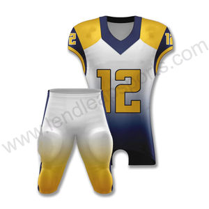 Ensemble de vêtements de sport uniformes de football américain à séchage rapide pour adultes/maillot de football américain junior - Product Image 1