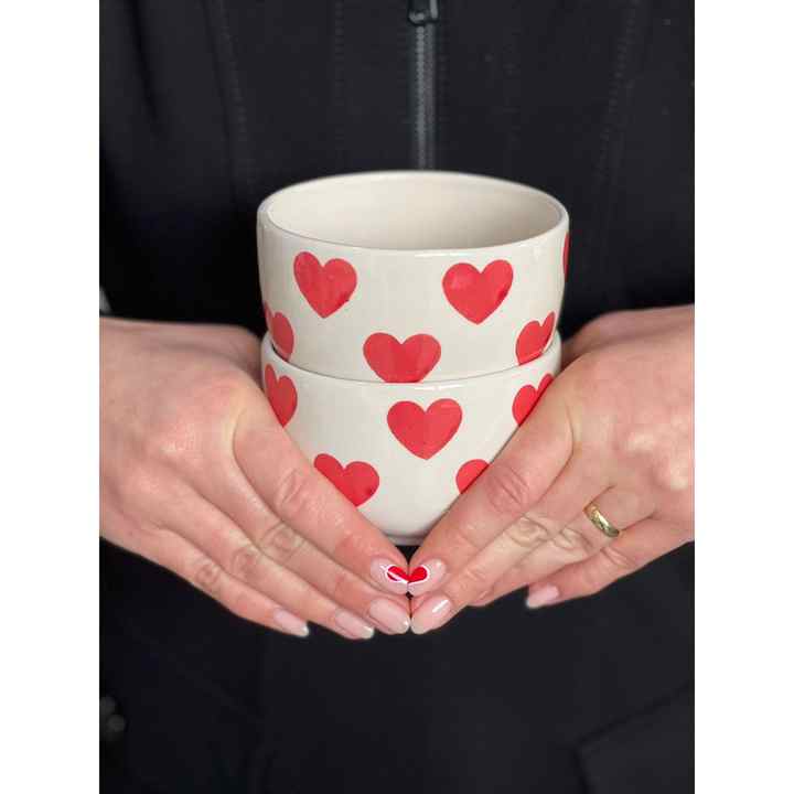 2-Piece SPECIAL HEART COOKIE BOWL