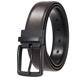 Cinturón Unisex Casual de Cuero Vacuno con Hebilla de Acero Resistente para Jeans - Product Image 3