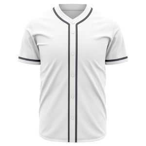 Maillot de baseball unisexe personnalisé de haute qualité avec manches courtes et short style chemise à boutons impression entièrement personnalisée quantité minimale de commande bas - Product Image 1
