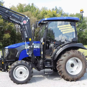 Chargeur de tracteur Lovol M504R d'occasion avec direction à glissement et chargeur frontal, puissance de 37 kW, garantie de 2 ans - Product Image 1