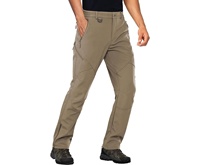 Vente en gros Pantalons tactiques softshell imperméables pour hommes Pantalons de chasse et de randonnée avec poches Pantalons cargo pour hommes