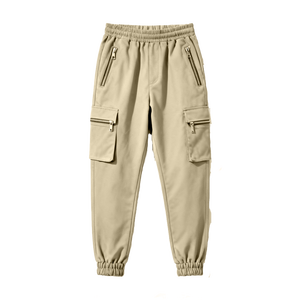 Pantalones Cargo Jogger para Hombre, Estilo Urbano, Cintura Elástica, Corte Ajustado, Múltiples Bolsillos, Pantalones Casuales Cómodos y a la Moda - Product Image 3