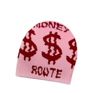 Jacquard Custom Logo Digital Printing Unisex Winter Beanies Hats Wool Warm for Men Women - Product Image 3