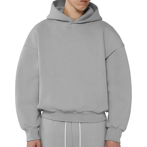 Sudadera con Capucha Oversize de Felpa Francesa Estilo Urbano con Hombros Caídos Personalizada para Hombre, Tendencia Otoño, Ecológica y Transpirable - Product Image 2