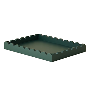 Natural Design Green Handicraft Rectangular Scalloped Lacquer Serving Tray For <b>Festival</b> <b>Top</b> Trending From Vietnam Wholesale - Product Image 4