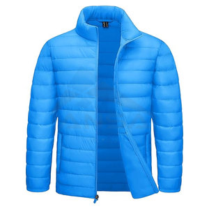 OEM Mens Quilted Bubble Jacket Lightweight Insulated Puffer <b>Coat</b> with 4 Practical Pockets Water Resistant Windproof Travel Ready - Product Image 1