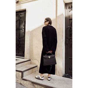 Abito Oversize in maglia Ecru da donna con motivo dettagliato - Product Image 5