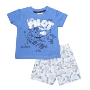 Newborn Boys Suits 2Pcs -Blue - Product Image 3