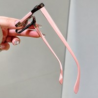 Lunettes photochromiques œil-de-chat pour femmes, montures anti-lumière bleue, montures surdimensionnées bicolores pour usage quotidien
