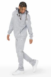 Vente en gros de sweats à capuche décontractés d'automne en relief avec logo personnalisé de haute qualité 100% coton respirant vêtements survêtements unisexe - Product Image 4
