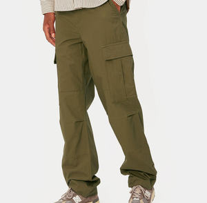 Pantalon cargo en coton riche pour homme, résistant aux intempéries, finition imperméable, poches fonctionnelles, pantalon d'aventure en plein air - Product Image 2