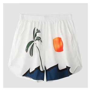 Ropa de playa de verano, talla grande, camisa hawaiana de algodón/poliéster de 2 piezas para hombre, conjunto corto, estilo callejero, transpirable, sólido - Product Image 5