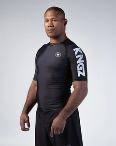 MMA Heat-Transfer Printed Spandex/Polyester 280g Custom Logo <b>Men's</b> Rash Guard New Style <b>Bright</b> Way International - Product Image 2