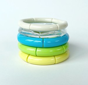 CRAFT ZONE EXPORT-Brazalete de resina de alta calidad hecho a mano con flores incrustadas para mujer, joyería de moda a precio mayorista - Product Image 6