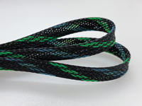 Malla Trenzada Expandible de PET para Protección y Gestión de Cables, 4mm, Blanca