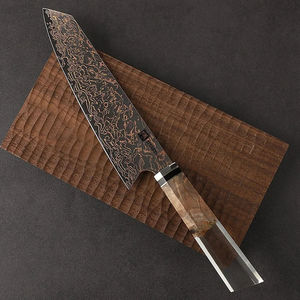 Nuevo diseño, cuchillo de chef japonés VG10 de 8 pulgadas, de alta calidad, con 33 capas de cobre y acero damasco, con mango de resina. - Product Image 1
