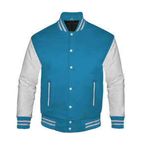 Chaquetas universitarias con parches de chenilla personalizadas al por mayor OEM para jóvenes, mujeres y hombres, chaqueta de bombardero de talla grande con decoración bordada - Product Image 1