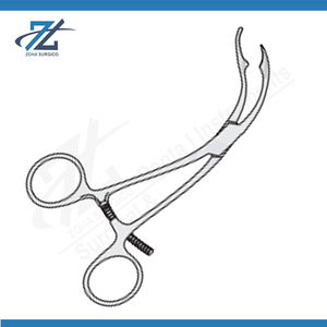 Pince manuelle de type écharpe de haute qualité, 150 mm de long, en acier inoxydable chirurgical, certifiée CE, instruments réutilisables, taille personnalisable - Product Image 2