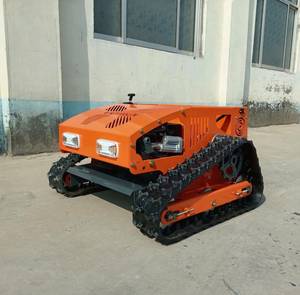 Factory Price 800mm Grass Cutting Crawler Automatic <b>Remote</b> Control Lawn <b>Mower</b> Robot with Shovel. - Product Image 6