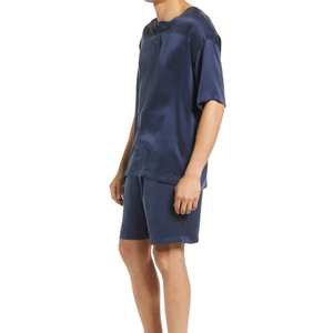 High Street été décontracté polos ensembles 100% coton pull hommes LOGO personnalisé respirant séchage rapide t-shirt et ensemble court - Product Image 3