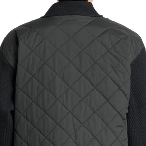 Black Rib Knit <b>Cardigan</b> <b>for</b> <b>Women</b> Button Front <b>Longline</b> Sweater with Patch Pockets Modern Minimal Winter Layering Style - Product Image 6