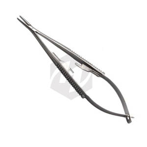 Castroviejo Needle Holder Straight 14cm Surgical Micro Needle Driver Lock Instrument Suturing Ophthalmic Dental <b>Microsurgery</b> - Product Image 3