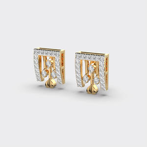 Pendientes de Diamantes Florales de Lujo de Diseñador, 0.4ct, Cultivados en Laboratorio, Certificados por IGI, Oro Rosa, Blanco y Amarillo de 14K, Chapados en Rodio, para Mujer - Product Image 2