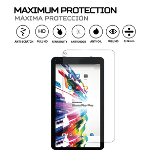 Protector de pantalla ANTISHOCK para tableta Mediacom SmartPad 101 Pro, película protectora Premium - Product Image 2